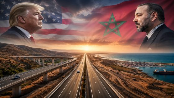 ترامب يُحيّي المغرب من قلب الصحراء ورسالة تكشف أن طريق تيزنيت–الداخلة لم يعد مجرد إسفلت بل عنوان لقوة الدولة