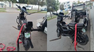 مكنت كاميرات المراقبة المجالية بقاعة القيادة و التنسيق بولاية امن طنجة من توقيف و حجز دراجة كهربائية
